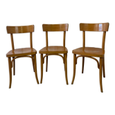 Série 3 chaises Thonet