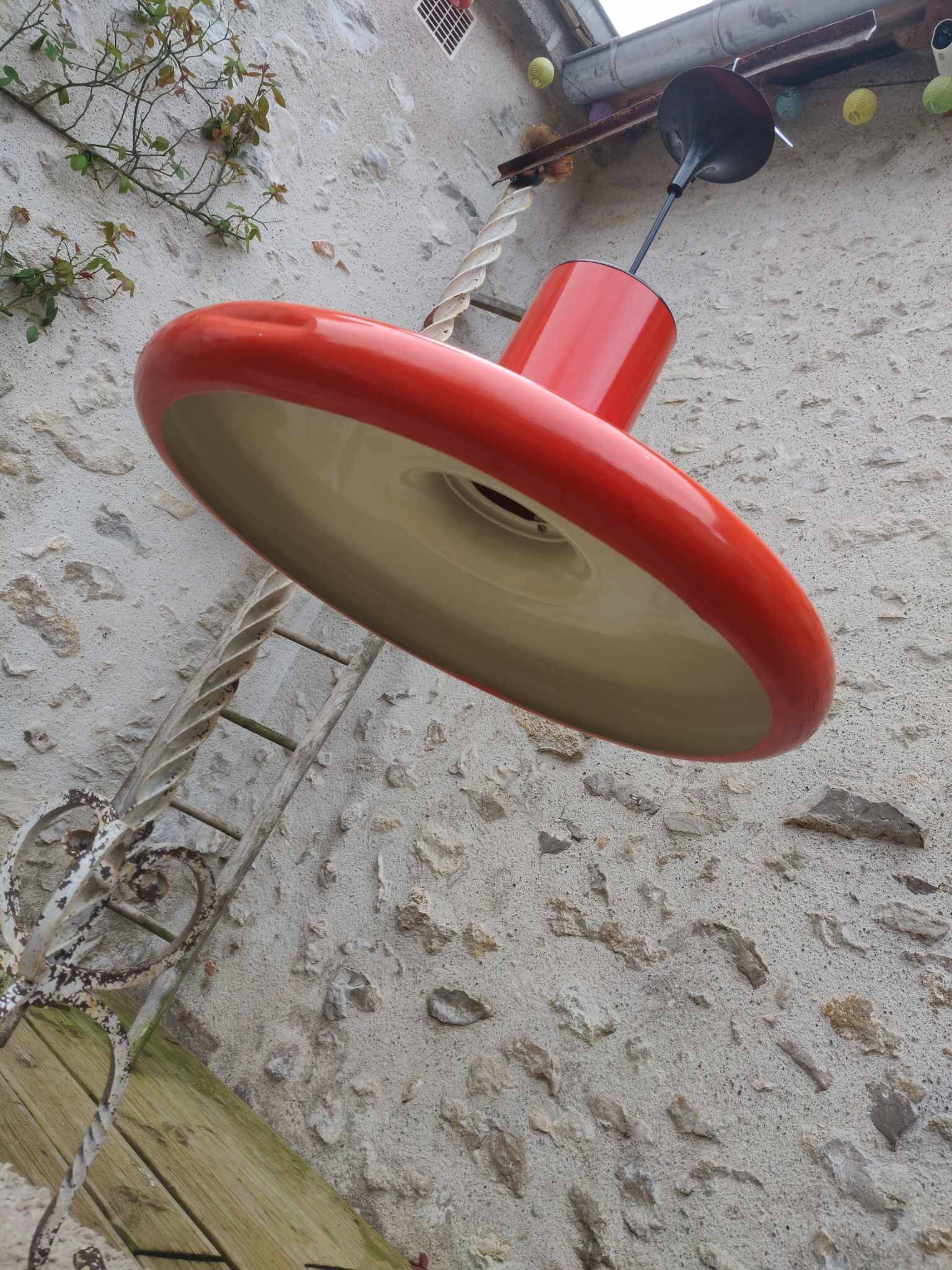 70s pendant light