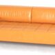 Quadra 3-seater leather sofa Poltrona Frau
