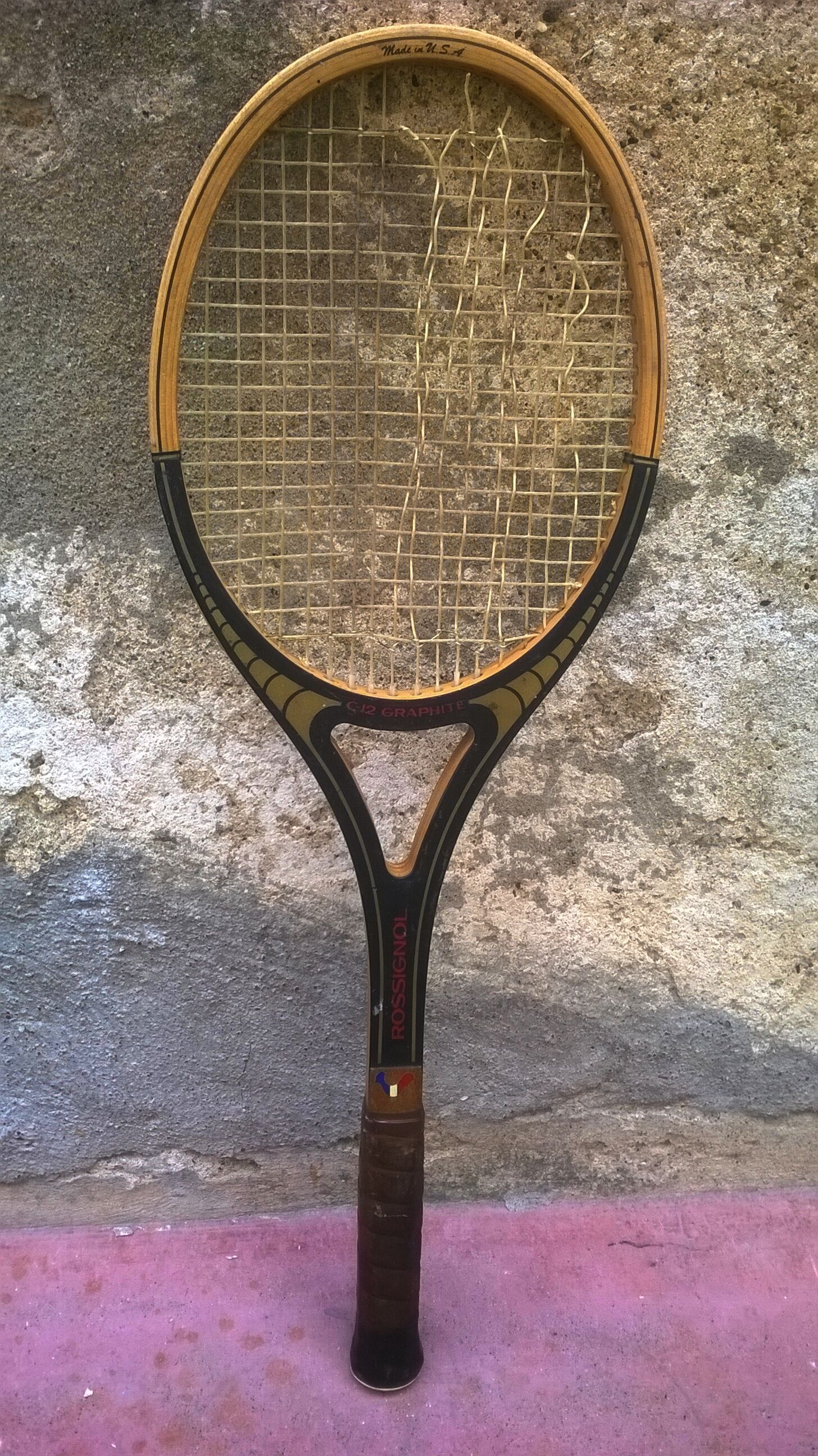 Vintage tennis racket