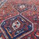Persian wool oriental rug Iran burgundy handmade 230x320