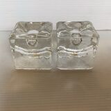 Pair of Juhava Finnish candlesticks