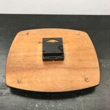 Old clock pendule Vedette formica plastic 70s vintage