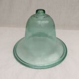 Vintage mouth-blown glass garden bell