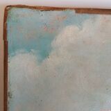 Old painting bouquet of flowers