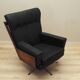 Office leather armchair, Danish design, 1970s, production: Denmark