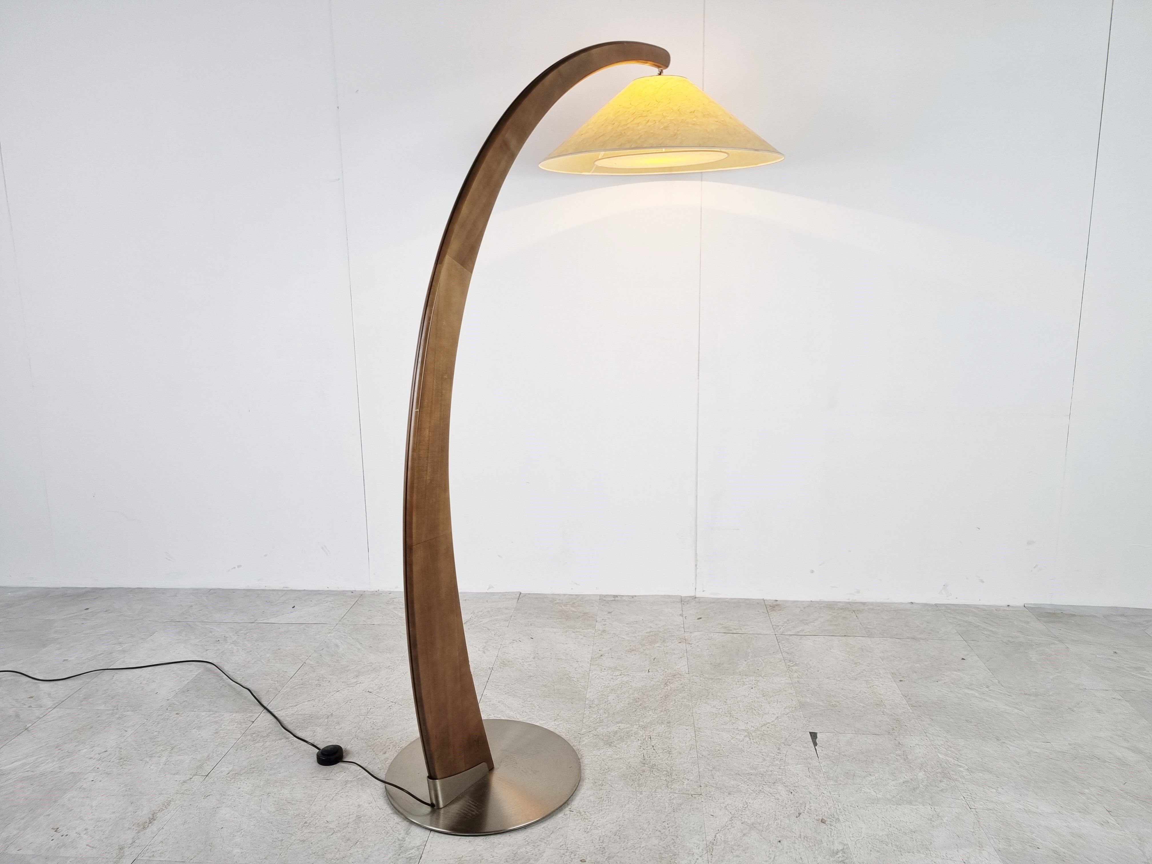 Natuzzi floor lamp, 1990s