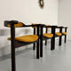 4 chairs model Expo 68 designed by Robert Haussmann, 1960s vintage.