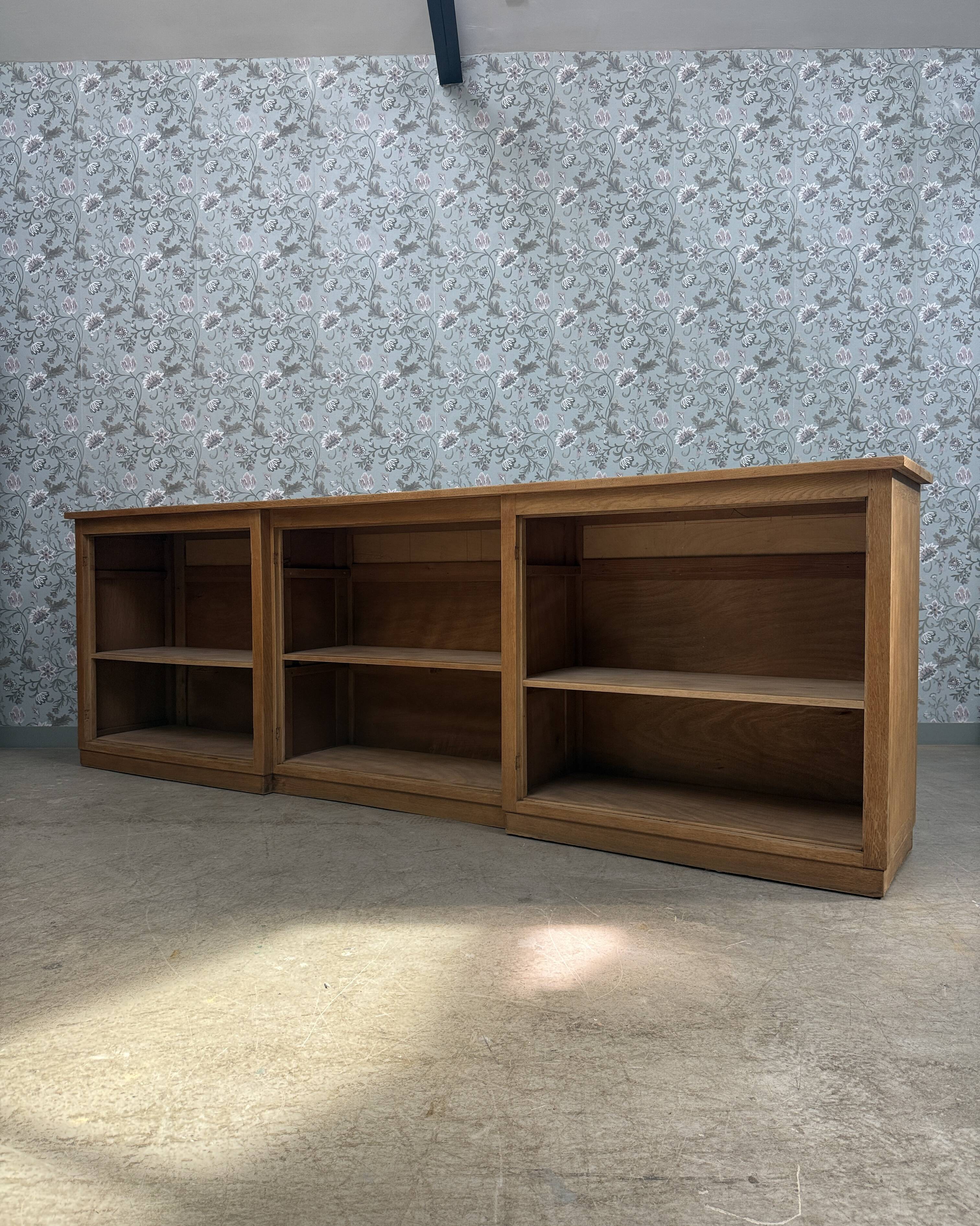 Open oak workshop furniture (renovated)