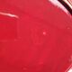 Plat feuille Cerenne Vallauris rouge