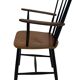 Vintage Danish spindle chair from the 1960s, Tapiovaara style armrests