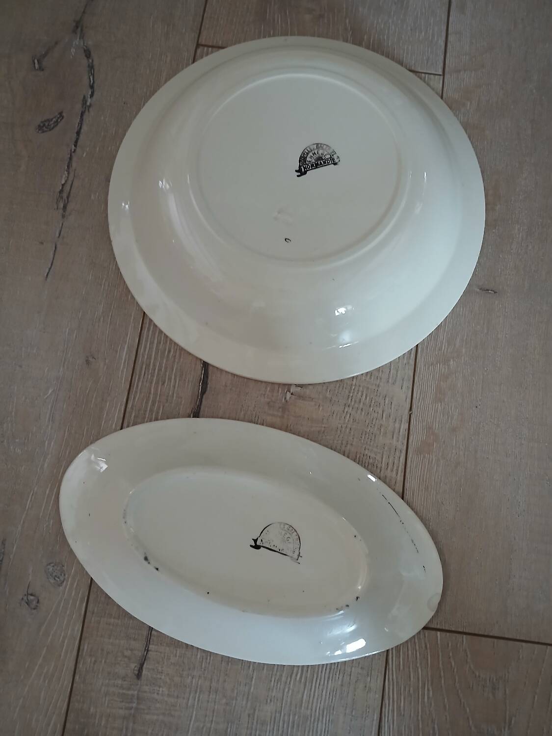 2 old dishes "Normandy" New Galleries