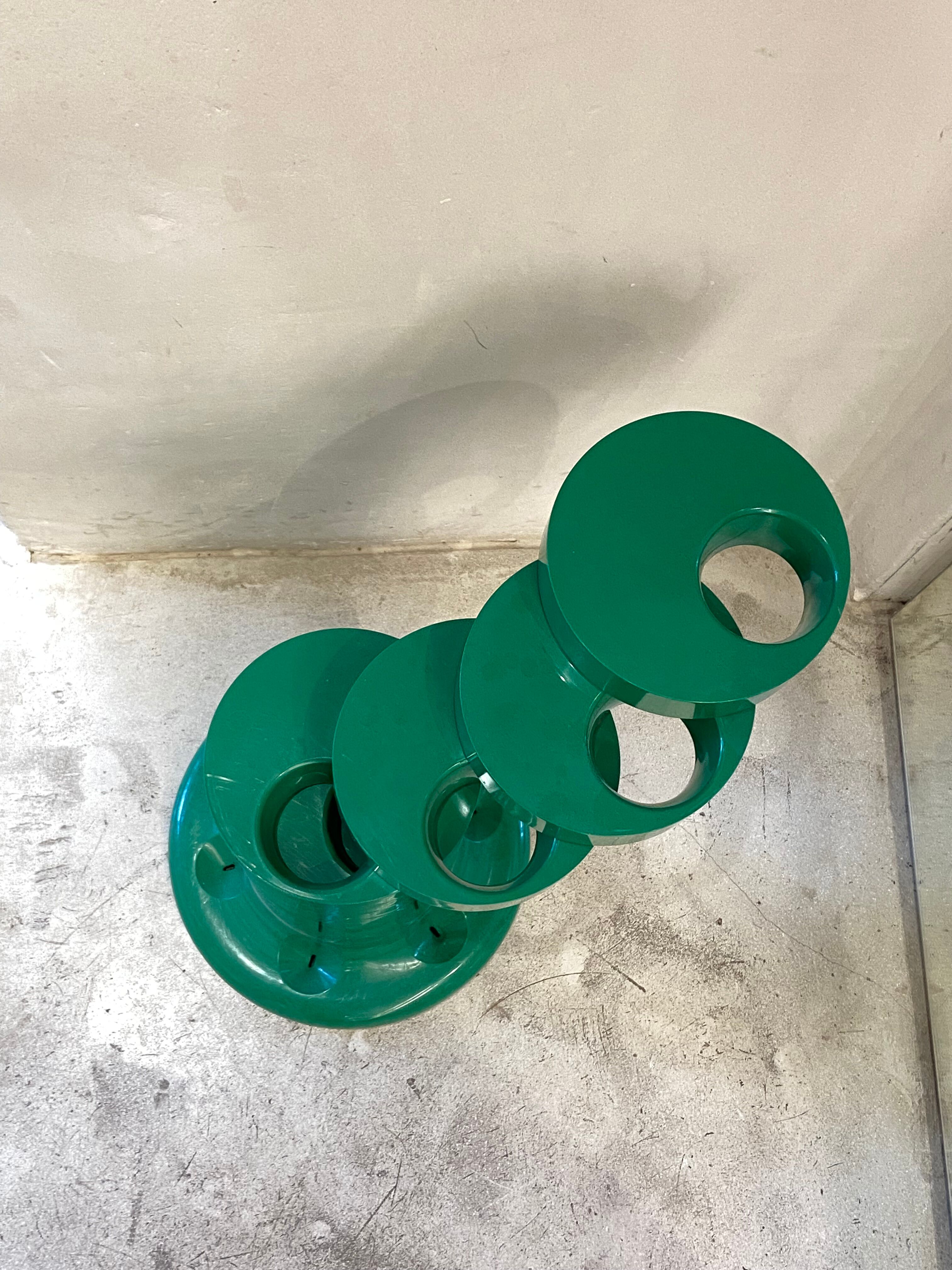 Pluvium green umbrella stand