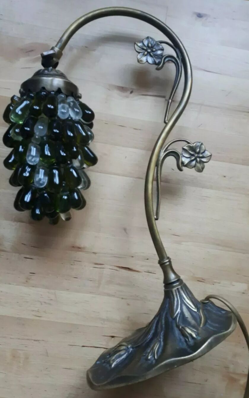 Murano glass grape lamp