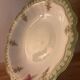 Green Limoges porcelain serving dish with gilt trim