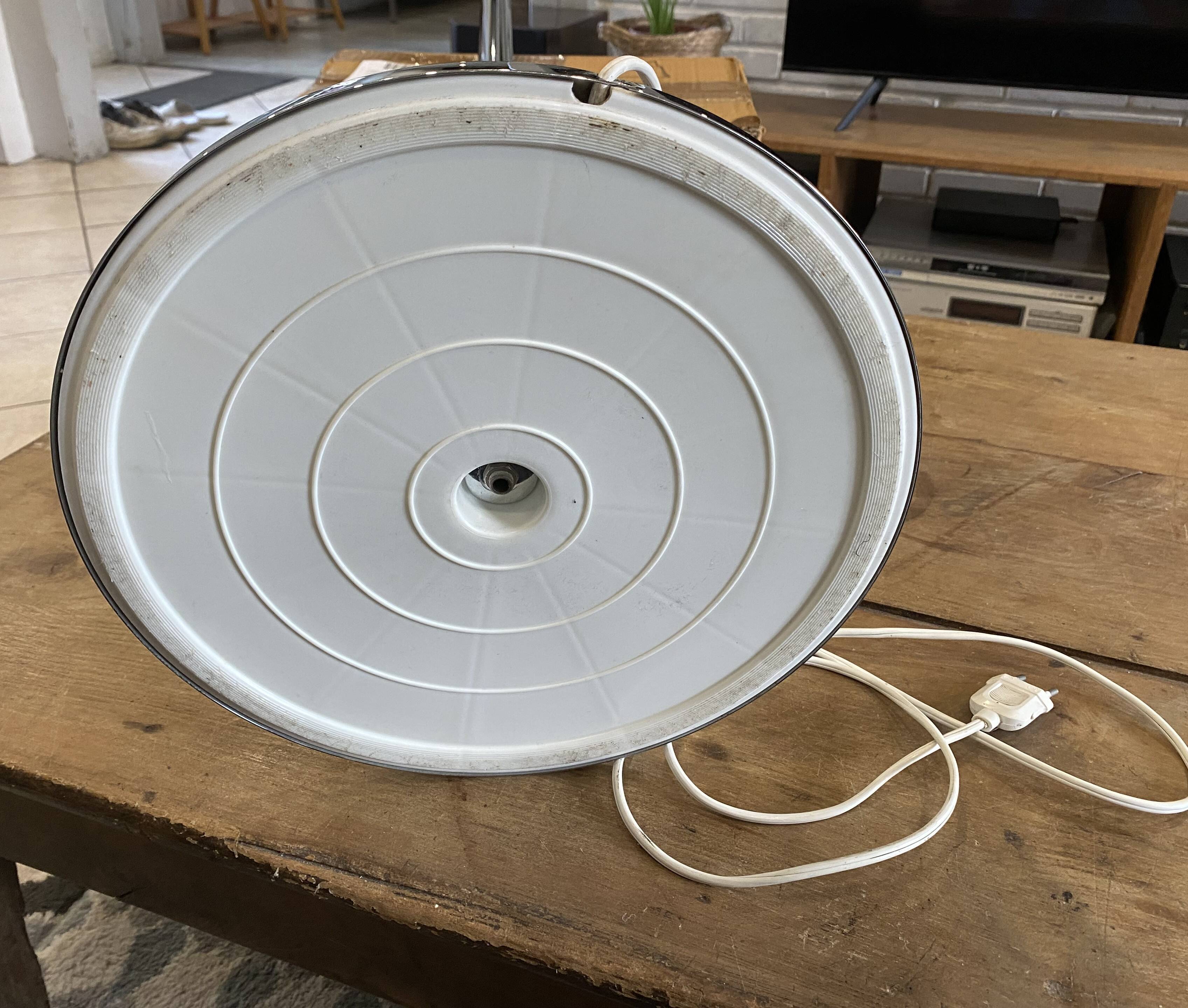 Chrome floor lamp Guzzini vintage 1960