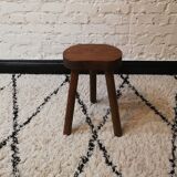 Tripod wood stool