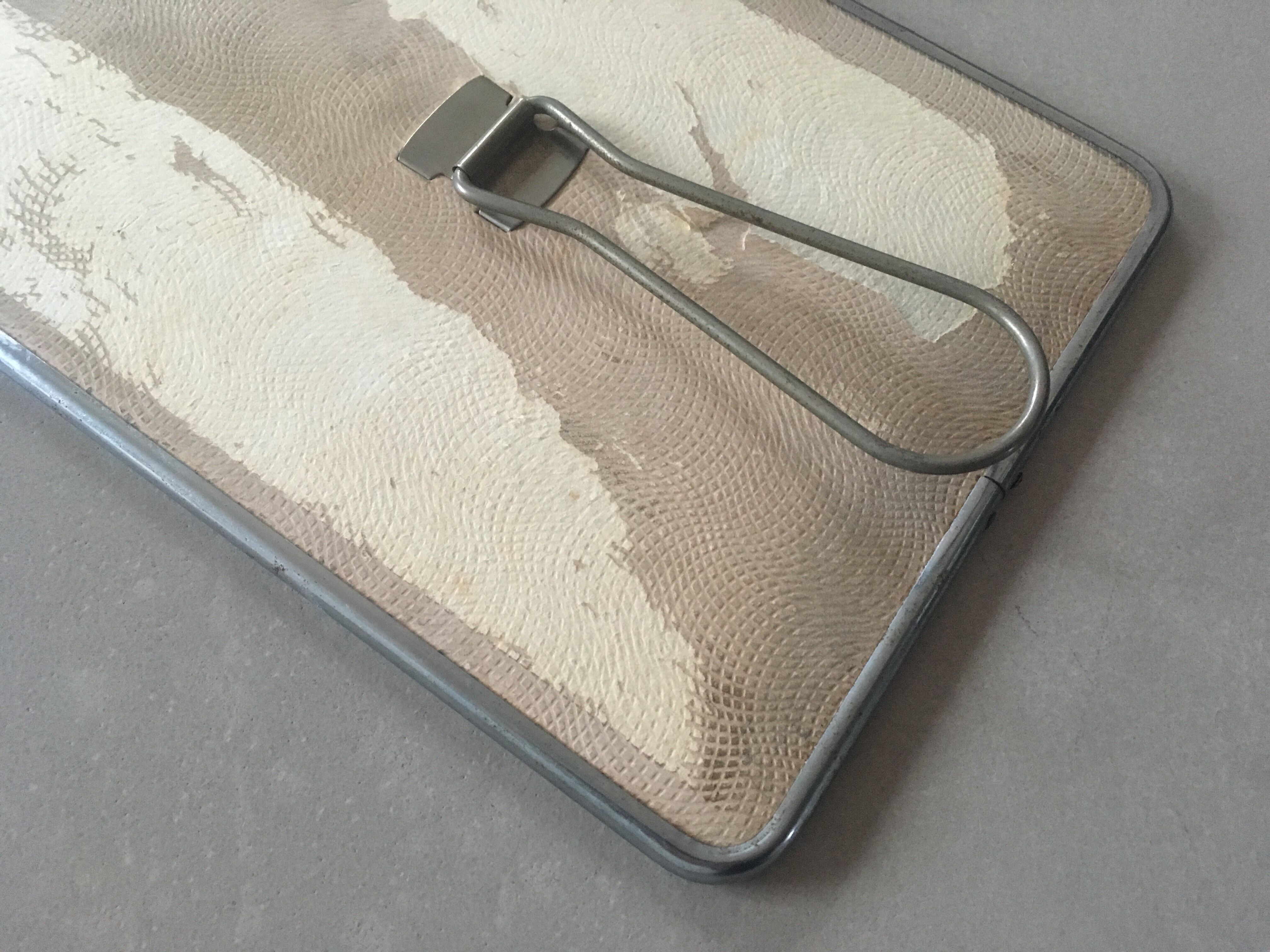 Vintage barber mirror 18x24cm