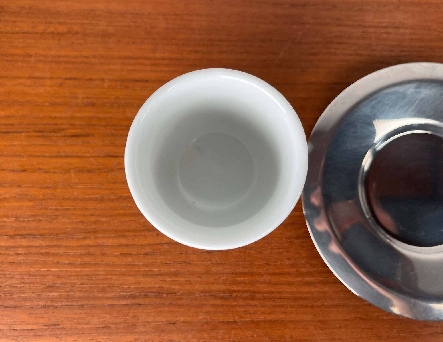 Espresso cups and saucers from the Italian postmodern Lavazza Oro series by Balzano, 1980s, set of 7.