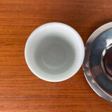 Espresso cups and saucers from the Italian postmodern Lavazza Oro series by Balzano, 1980s, set of 7.