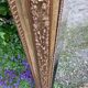Old plastered and gilded wooden mirror 138x84