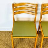 4 vintage Scandinavian chairs from the 1960s