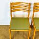 4 chaises scandinave vintage 1960