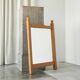 Oisterwijk furniture factory wall mirror in solid oak 1970