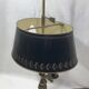 Lampe bouillotte empire à deux lumières