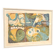 Large Original Swedish Graphic Sheet – "Composition" by Thormod Larsen – 1971 – Vintage and Framed – 79 × 59 cm (31.1" × 23.2")