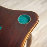 19th-Century Mahogany Wood & Veneer Console Table, 1890s