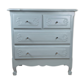 Blue chest of drawers provence