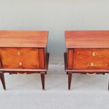 Pair of art deco bedside tables