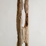 Vintage Sculptural Wooden Totem Floor Sculpture