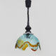Vintage hanging lamp in blown Murano glass. 70s