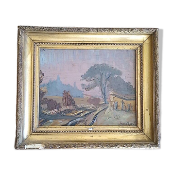 Oil on panel, Jean Louis Chorel, 33x27 cm