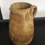 Vintage sandstone jug signed