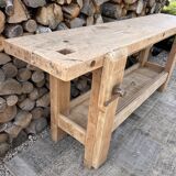 Renovated carpenter's workbench