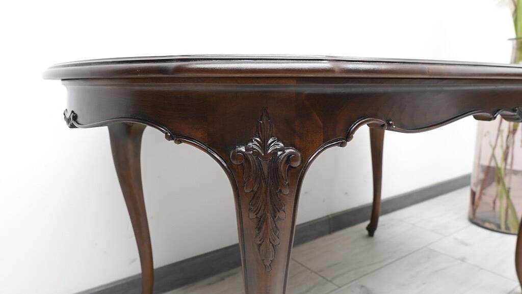 Elegant Ludwik coffee table. After professional renovation.