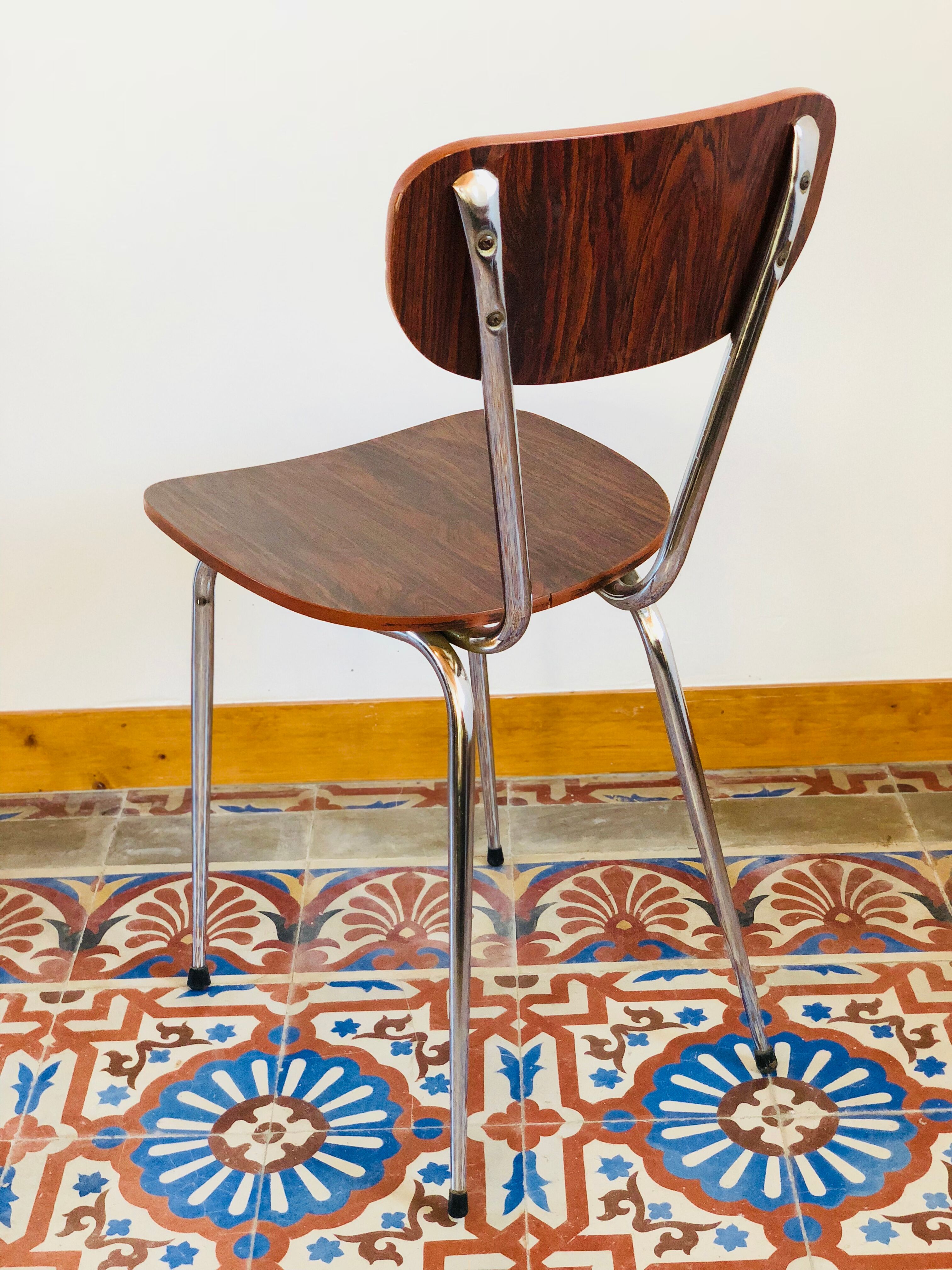 Formica 1960 rosewood Chair