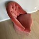 Velvet toad armchair