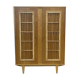 Wardrobe in bamboo and oak from the 1960s