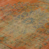 Anatolian handmade vintage rug 269 cm x 180 cm