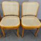 Set of 4 Bentwood Chairs No. 811 after Hoffmann, 1990s