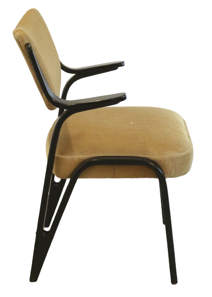 Vintage mid century schwingsessel 'fehrbellin'