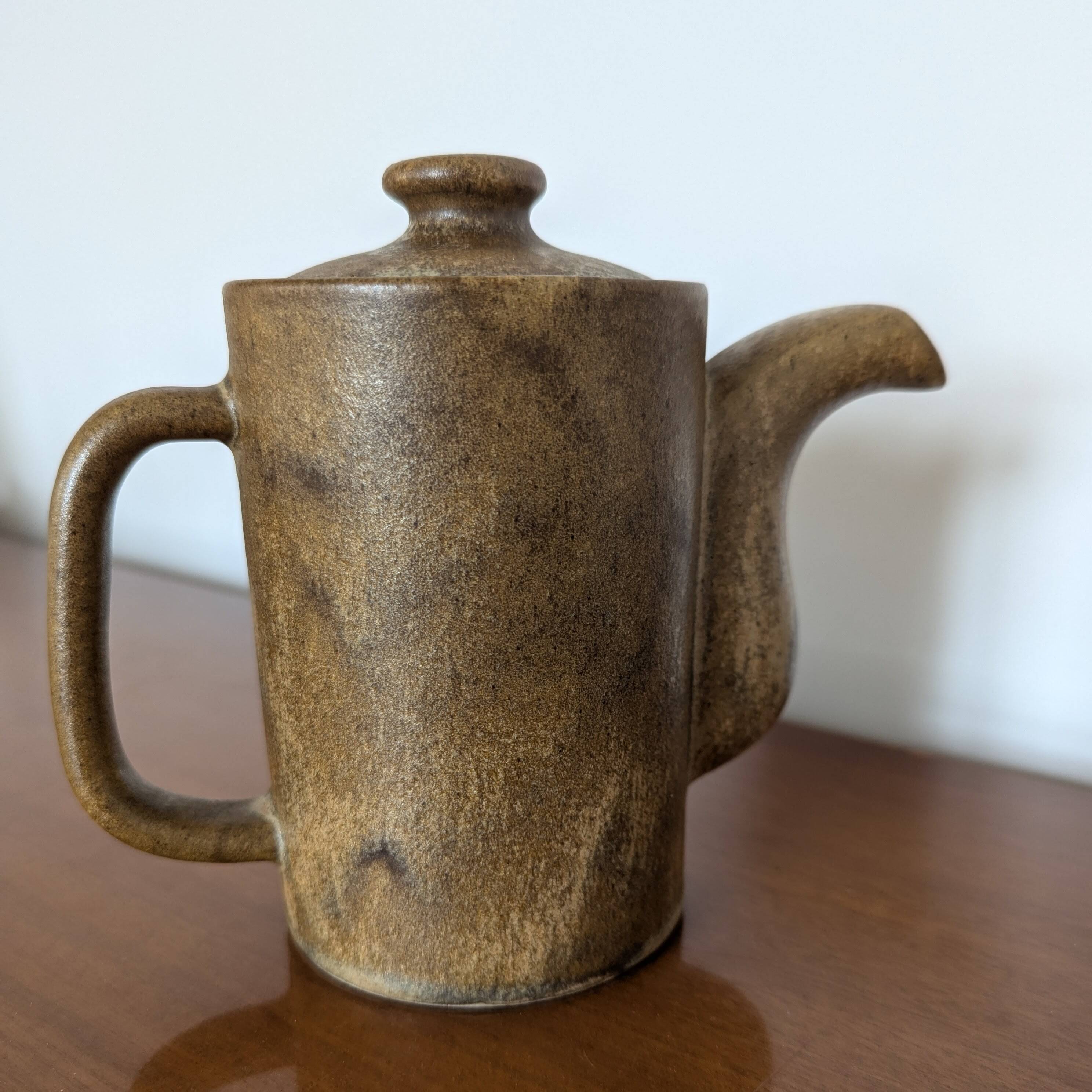 Vintage stoneware coffee pot
