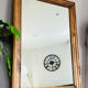 Large 19th century wall mirror in solid wood (available)