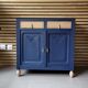 Vintage art deco chest of drawers fluted feet