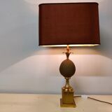 Brass pineapple table lamp, 1970s