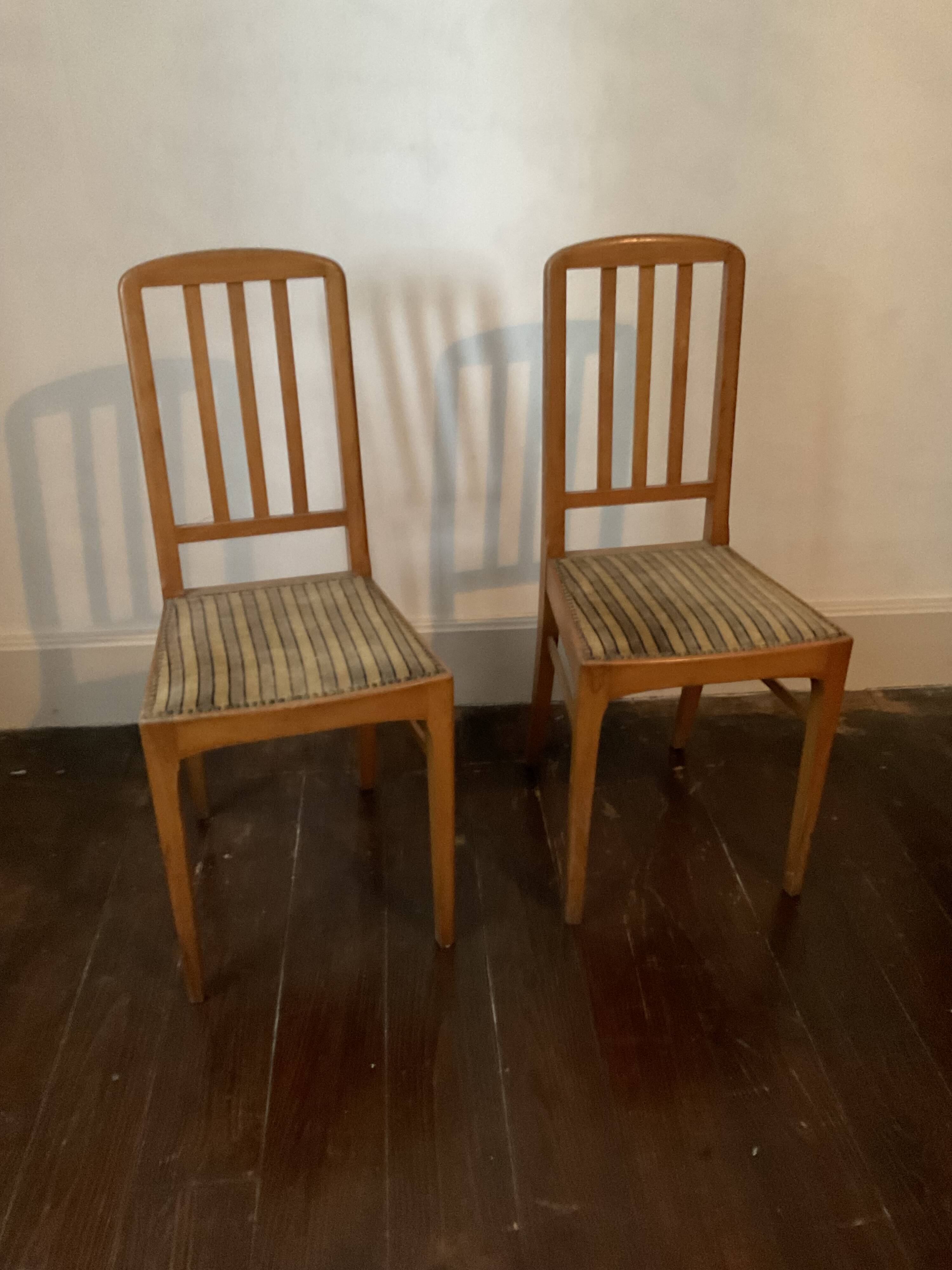 Pair of art deco chairs